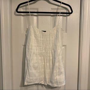J.Crew White Cotton Tank